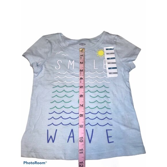 Lot Of 2 Old Navy Girl's Size 2T Shirts Tank Top And T-Shirt Blue New - Picture 8 of 12